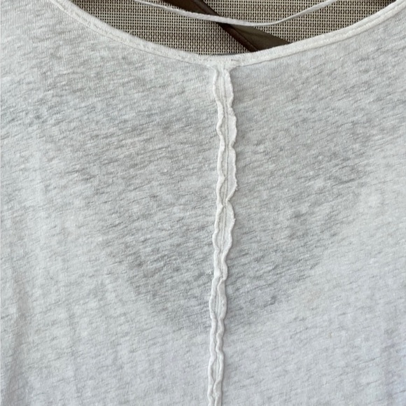 Free People Pinky Peach Blush Ombré 3/4 Sleeve Top / Sweater - Picture 8 of 15